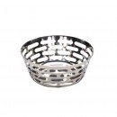 Sensation Mirror Stainless Steel Round Bread Basket