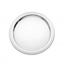 Basic Mirror Stainless Steel Round Tray 12in