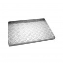 Basic Aluminum Diamond Square Tray