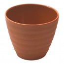 Dalebrook Terracotta Melamine Rippled Pot