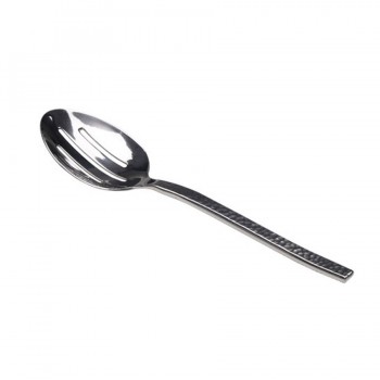 Presidential Hammered Stainless Steel Slotted Spoon Large