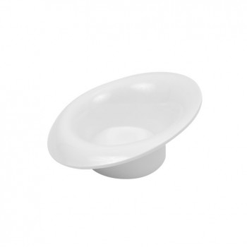 White Melamine Calla bowl 